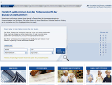 Tablet Screenshot of notar.de